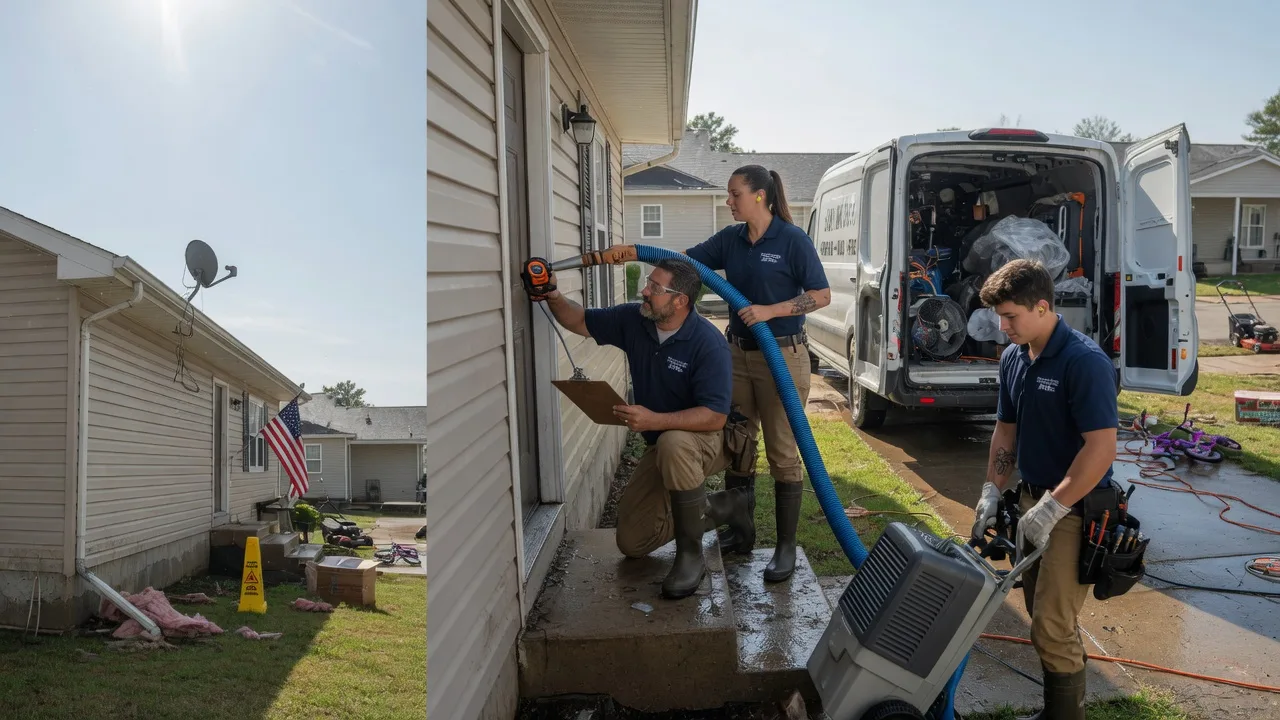 Ceiling Water Damage Restoration in East Peoria, IL near me